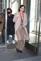 Courteney Cox - Leaves The Howard Stern Show in NYC 03/02/2022
