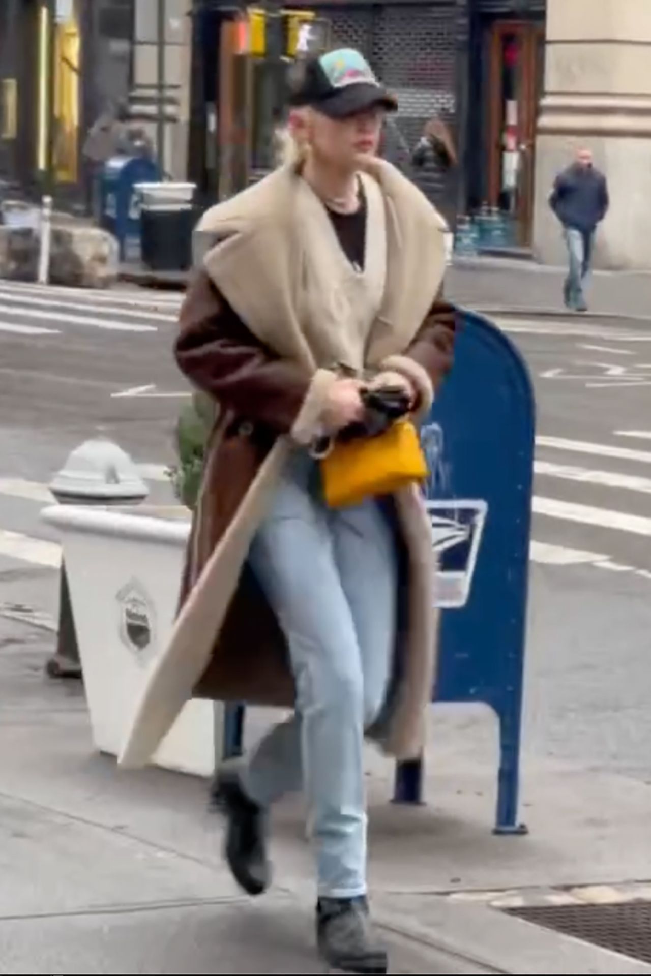 March 17, 2022 - Gigi Hadid Wears A Faux-Suede Simon Miller Coat In NYC -  HADIDSCLOSET
