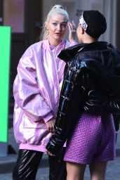 Gigi Hadid - Maybelline Commercial Filming in NYC 03/21/2022