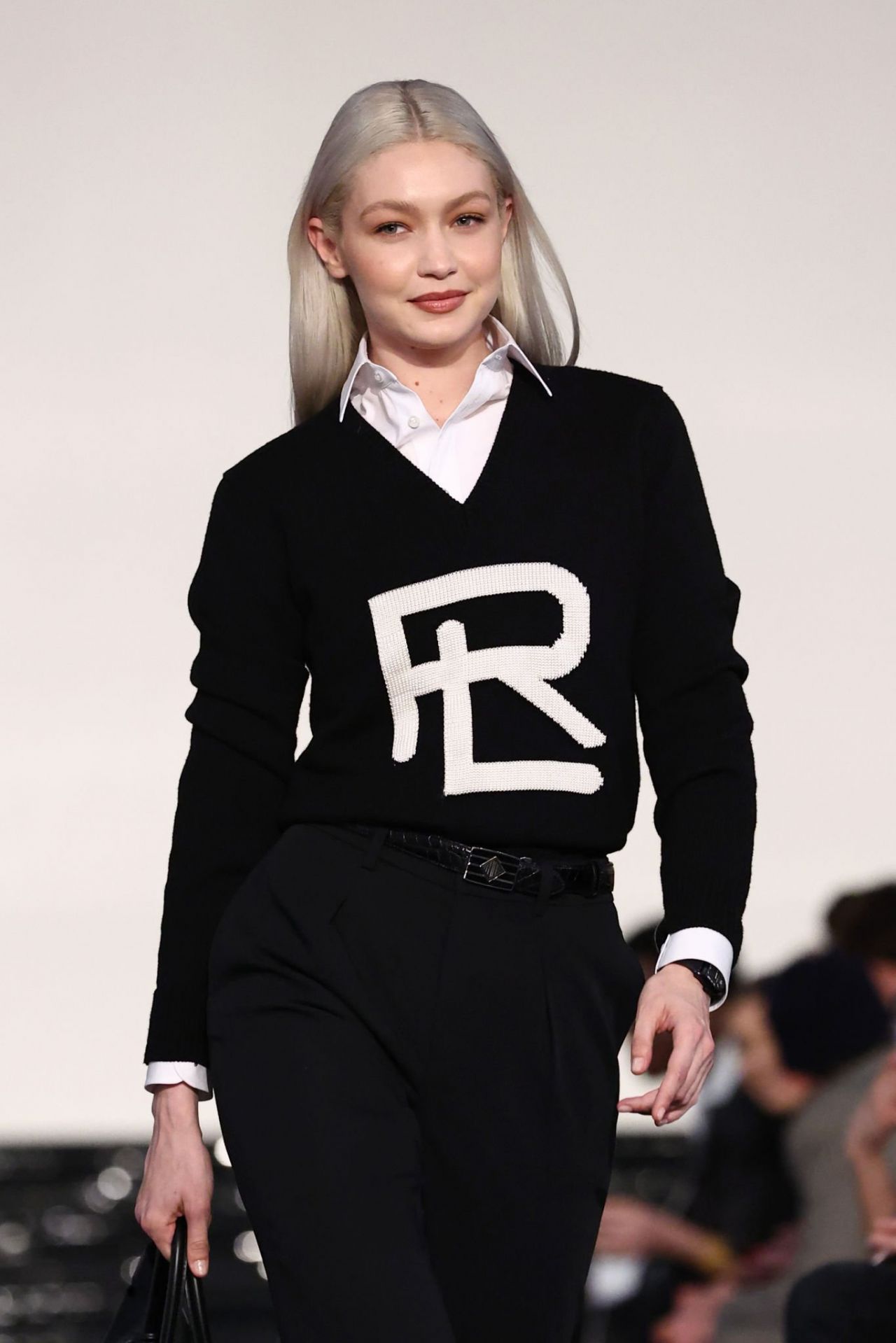 Gigi Hadid - Ralph Lauren Fall 2022 Fashion Show in NYC 03/22/2022