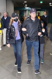 Jenna Fischer - Leaves Lakers Game in Los Angeles 03/05/2022