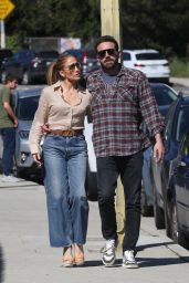 Jennifer Lopez With Ben Affleck - Running an Errand in Los Angeles 03/24/2022