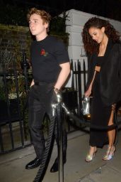 Jessica Plummer and Ben Hardy - Leaving the Dunhill Pre-bafta Dinner & Party in London 03/09/2022