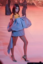 Kaia Gerber - Walks Off-White Haute Couture Spring/Summer 2022 Show in Paris 02/28/2022