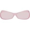 Kiko Kostadinov Pink Clarissa Sunglasses in Flamingo Pink