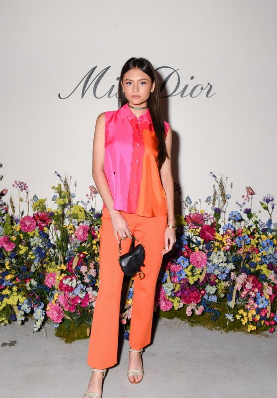Leni Klum – Miss Dior Millefiori Garden Pop-Up Opening in LA 03/18/2022