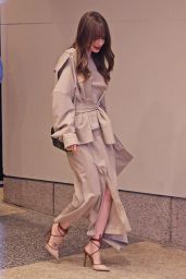 Lily Collins at CBS Studios in New York 03/22/2022
