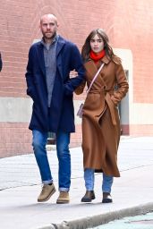 Lily Collins - Out in New York 03/23/2022
