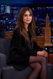 Lily Collins - The Tonight Show Starring Jimmy Fallon 03/22/2022