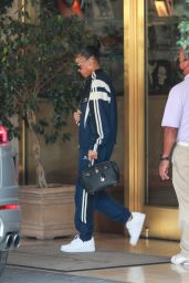 Lori Harvey at the Sunset Tower Hotel in West Hollywood 03/21/2022