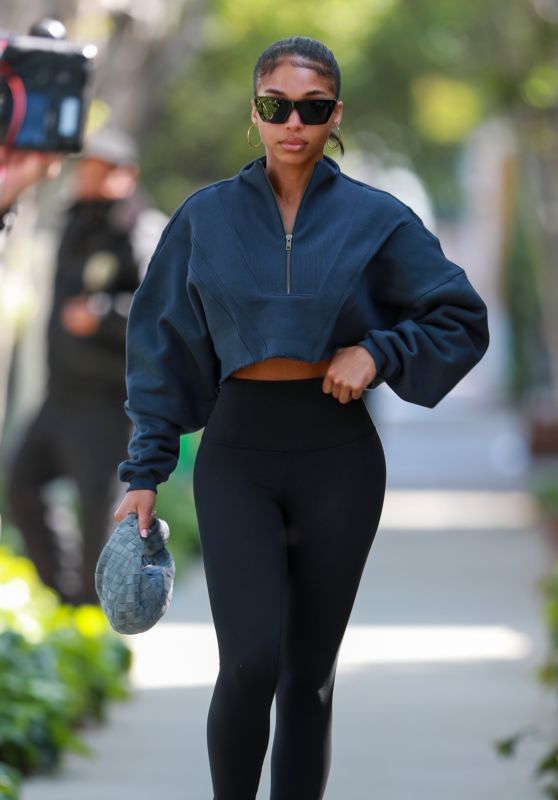 Lori Harvey in Tights - Melrose Place in West Hollywood 03/30/2022
