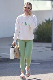 Lucy Hale - Arriving at Forma Pilates in Los Angeles 03/13/2022