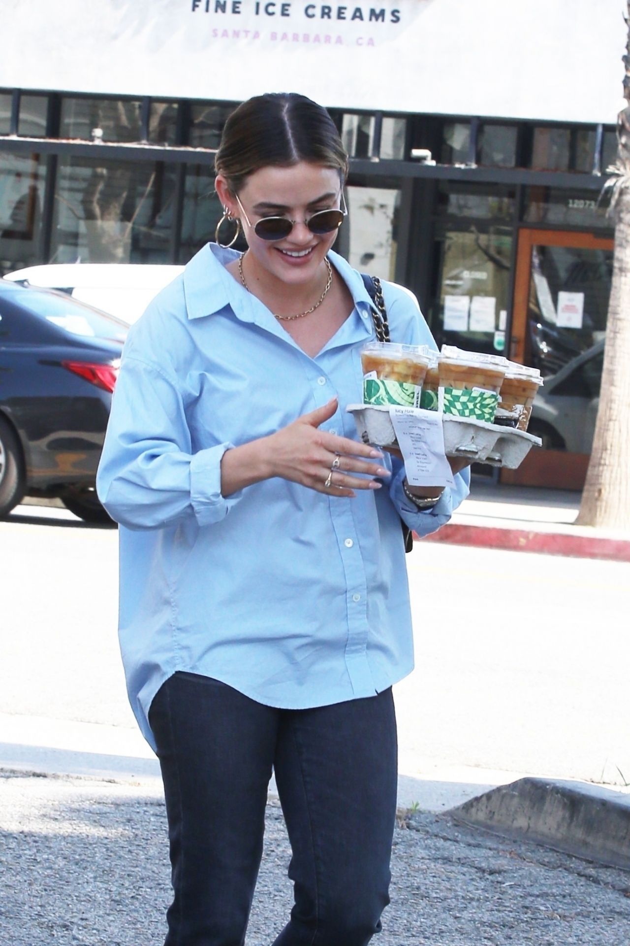 Lucy Hale at Alfred in Los Angeles 03/30/2022 • CelebMafia