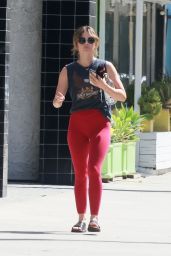 Lucy Hale in Workout Outfit - Studio City 03/25/2022
