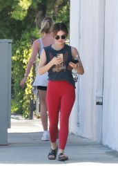 Lucy Hale in Workout Outfit - Studio City 03/25/2022