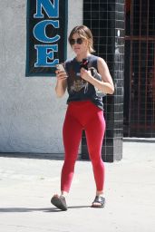 Lucy Hale in Workout Outfit - Studio City 03/25/2022
