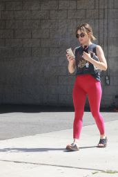 Lucy Hale in Workout Outfit - Studio City 03/25/2022