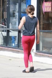 Lucy Hale in Workout Outfit - Studio City 03/25/2022