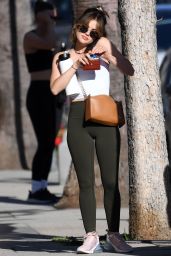 Lucy Hale - Leaving a Gym in LA 03/20/2022
