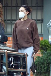 Madison Beer in Comfy Clothes at Go Greek! in Beverly Hills 03/10/2022