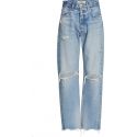 Moussy Vintage Odessa Ripped Straight-Leg Jeans