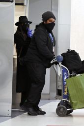 Naomi Campbell at JFK Airport in New York 03/17/2022