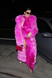 Nicole Williams Wearing All Pink Outfit - Giorgio Baldi in Santa Monica 03/16/2022