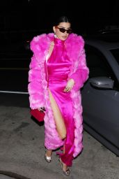 Nicole Williams Wearing All Pink Outfit - Giorgio Baldi in Santa Monica 03/16/2022