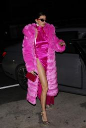 Nicole Williams Wearing All Pink Outfit - Giorgio Baldi in Santa Monica 03/16/2022