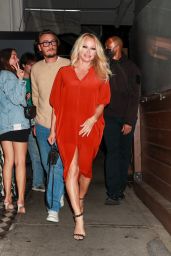 Pamela Anderson and Brandon Lee at Craigs Restaurant in West Hollywood 06/03/2022