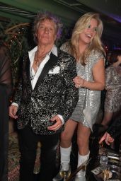 Penny Lancaster and Rod Stewart at Annabel