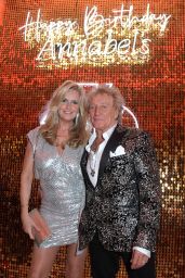 Penny Lancaster and Rod Stewart at Annabel