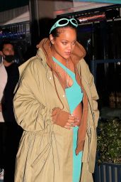 Rihanna at Caviar Kaspia in Paris 03/04/2022