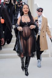 Rihanna at Christian Dior Fashion Show in Paris 03/01/2022