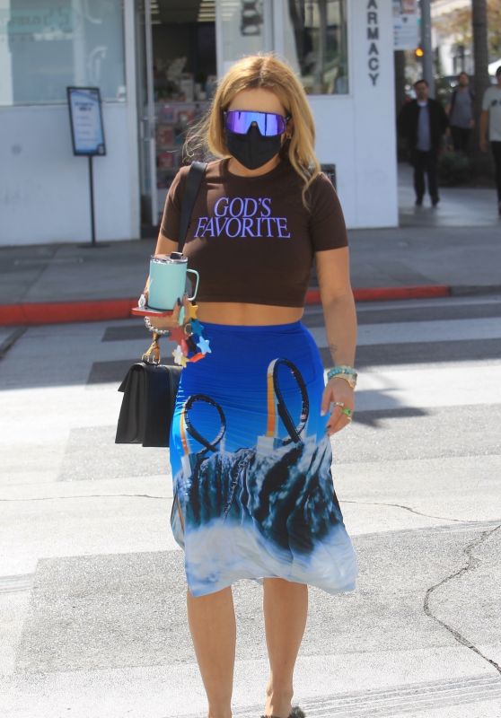 Rita Ora at Alo Yoga in Beverly Hills 03/15/2022