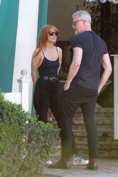Rumer Willis and Eric Dane at San Vicente Bungalows in West Hollywood 03/11/2022