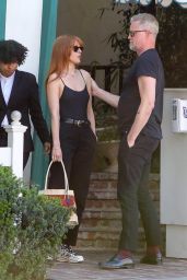 Rumer Willis and Eric Dane at San Vicente Bungalows in West Hollywood 03/11/2022