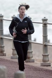 Sabrina Bartlett - Out for a Jog in Hastings 02/28/2022