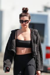 Sara Sampaio in Gym Ready Outfit - West Hollywood 03/02/2022