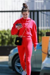 Sara Sampaio Wearing Gym Two-piece Outfit in West Hollywood 03/09/2022