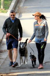 Sarah Silverman and Rory Albanese - Out in Los Feliz 02/26/2022