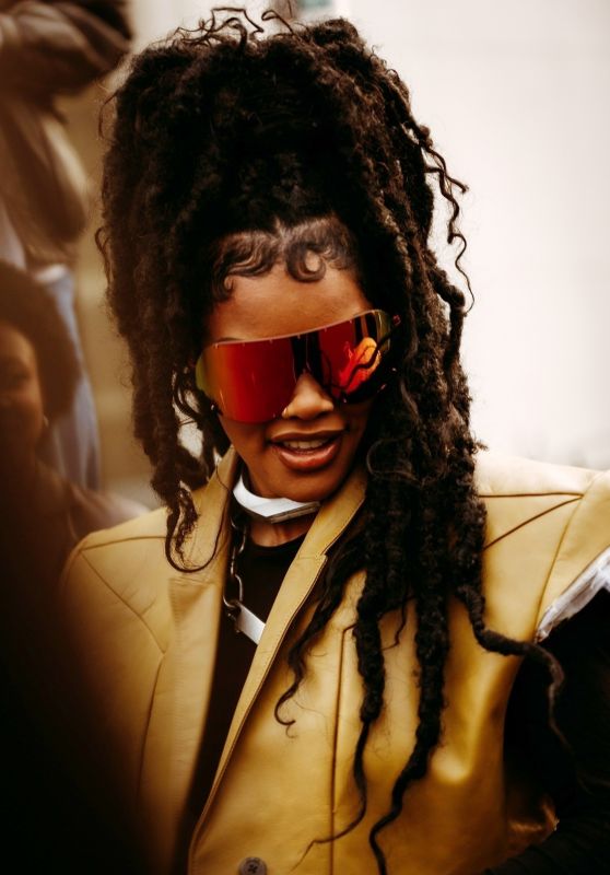 Teyana Taylor - Rick Owens Fashion Show in Paris 03/05/2022