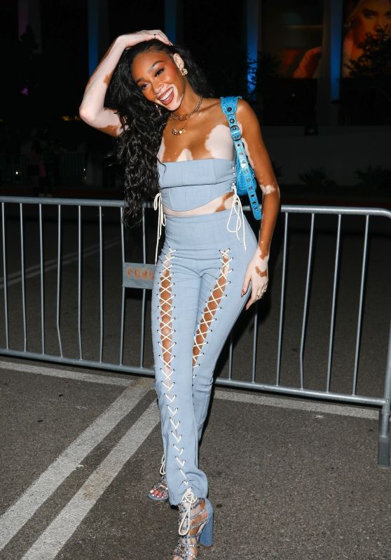 Winnie Harlow – Leaving Dua Lipa’s Concert at The Forum in Inglewood 03/23/2022