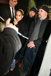 Zoë Kravitz - Leaving the SNL Afterparty in NY 03/12/2022