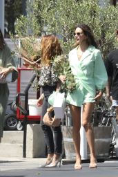 Alessandra Ambrosio With Her Sister Aline and Matheus Mazzafera in Brentwood 04/11/2022