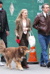 Amanda Seyfried - "The Crowded Room" TV Series Filming in Brooklyn 04/26/2022