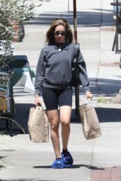 Ashley Tisdale - Shopping at Erewhon Market in Pacific Palisades 04/18/2022