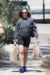 Ashley Tisdale - Shopping at Erewhon Market in Pacific Palisades 04/18/2022