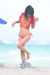 Bai Ling in a Bikini - Miami Beach 04/15/2022