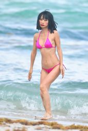 Bai Ling in a Bikini - Miami Beach 04/15/2022
